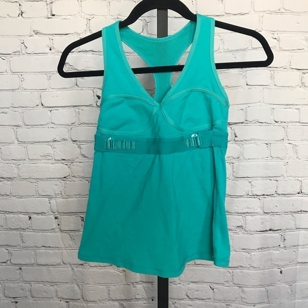 Lululemon Turquoise Adjustable Waist Tank